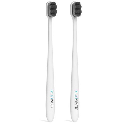 Charcoal Plush Toothbrush (2pk) intelliWHiTE